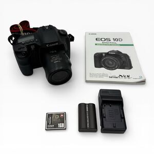 Canon EOS 10D Black Digital SLR Camera W 35-80mm lens